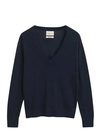 GANT | Extrafine Merino Wool V-Neck | S