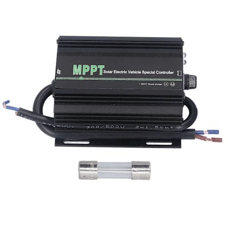 Solarladdningsregulator JNEVS Elektrisk Fordon MPPT Regulator Inställbar Spänning med LED Statusindikation