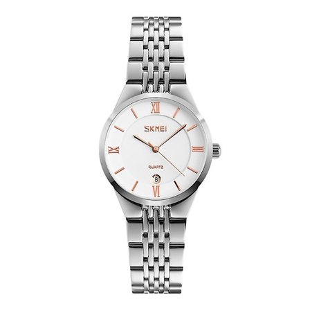 Skmei 9139 Vattentät Watch För Kvinnor Platinum Pin