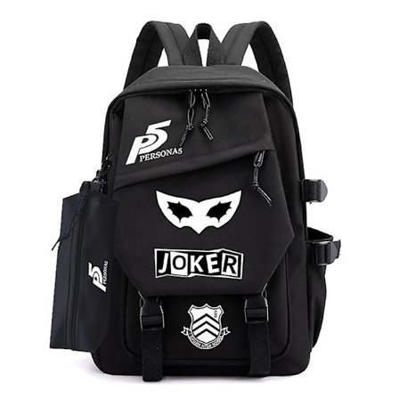Persona 5 Anime Koulureppu Nyloninen Reppu Rento Matkareppu Selkäreppu Mochila-WELLNGS