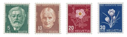 Schweiz 1945 - MICHEL 465/68 - Postfrisk