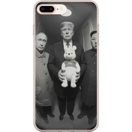 Yhteensopiva Puhelinkuori Apple Apple iPhone 7 Plus Mustavalkoinen taideteos surrealistisella poliittisella symboliikalla ja odottamattomalla kontrast