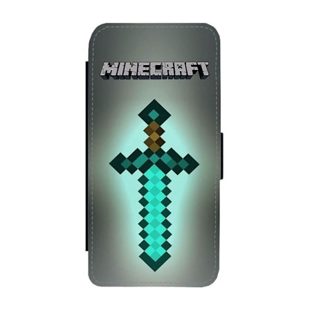 Minecraft Diamantsvärd Samsung Galaxy A17 Flip Mobilfodral
