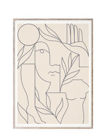 Eden - 50X70 Home Decoration Posters & Frames Posters Illustrations Monivärinen/Kuvioitu Paper Collective
