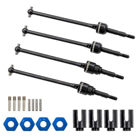 4 stk Dog Bone Cvd Drivaksel Stål Dogbone For Trx1/10 Slash 2wd Huanqi 727 1: 10 Rc Bil Oppgradering P