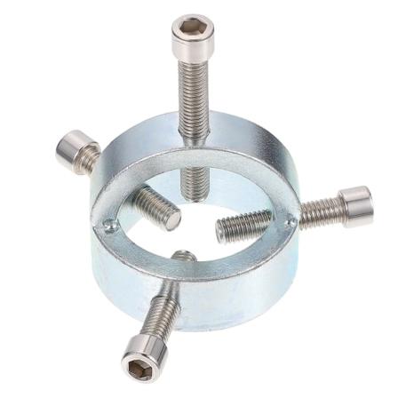 Ohjauspyörän irroitustyökalu Vannepoistaja Tuuletinpoistaja Metalli Käsikäyttöinen Työkalu Teräs Tuulipyörän Poistotyökalu Hopea5. Silver 5.5X5.5CM