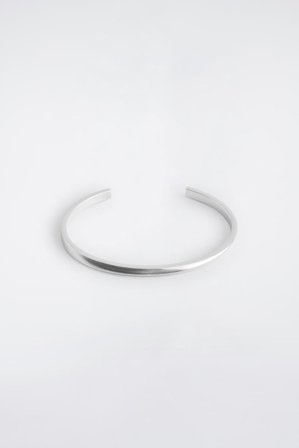 COS Twisted Sterling Silver Cuff in Silver-coloured