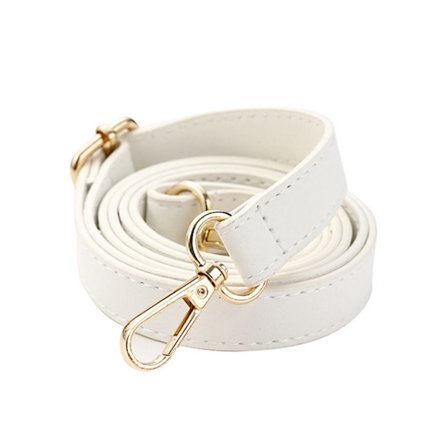 130 cm lærrem håndveske Belter HVIT