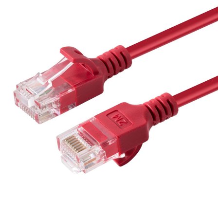MicroConnect nettverkskabel - 2 m - rød