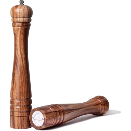 Peppar- och saltkvarn. Stabil och justerbar kvarn 27 cm hög