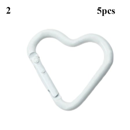 5kpl jousisydänrengassoljet karabiini 2 2