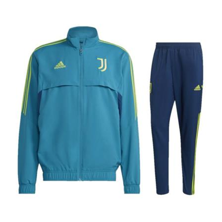 Adidas, Juventus Trainingspak Presentatie Senior 2022-2023 Blauw, Heren, Maat:S