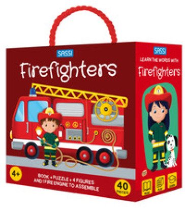 Firefighters. Q-box. Ediz. a colori. Con 4 figures. Con fire engine to assemble. Con puzzle Matteo Gaule