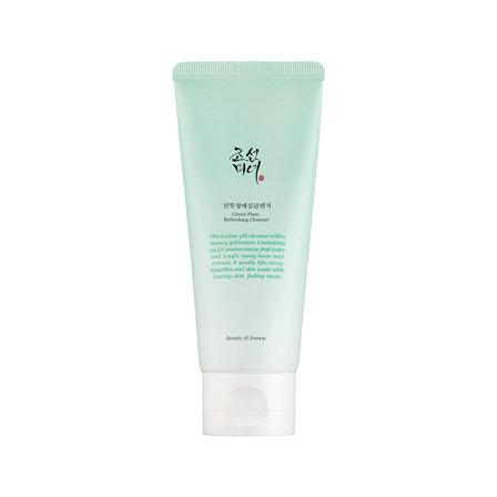 BEAUTY OF JOSEON Viso Green Plum Refreshing Cleanser 100ml - Gel detergente