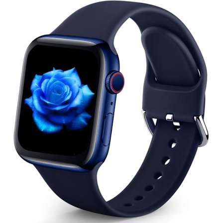 Urheiluranneke yhteensopiva Apple Watch iWatch -rannekkeiden kanssa unisex, pehmeät silikonirannekkeet Apple Watch 3 6 5 4 2 1 SE -kellolle