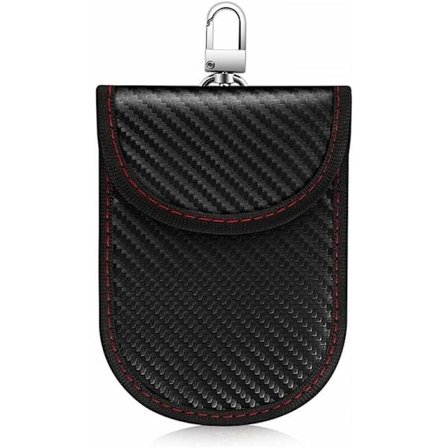 Signal Blocking Faraday Pouch Bag, Faraday Bag Anti Spy Protection Bag Anti Tracking Signal Blocking Bag for Cell Phone Privacy and Car Key