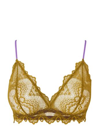 Lace Triangle Bralette Green Understatement Underwear