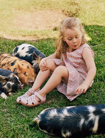 ANGULUS Sandals - Flat - Pink - 27