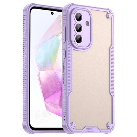SKALO Samsung A56 5G Armor Hybrid Frosted Skal - Lila