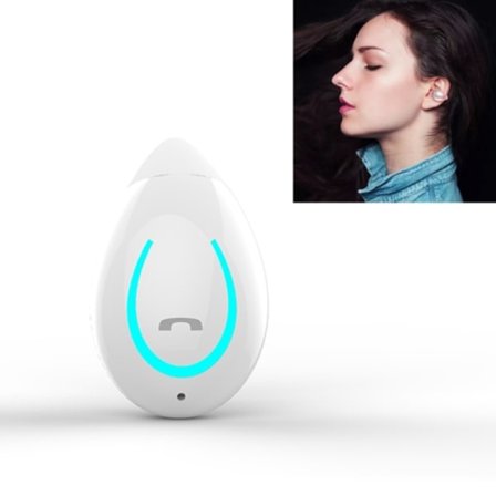 YX08 Ultralätta trådlösa V5.0 Bluetooth-hörlurar med öronklämma Stereo Bluetooth-headset med mikrofon