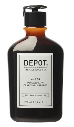 DEPOT Detoxifying Charcoal Shampoo 250 ml, Hår, Shampoo, Hårshampoo