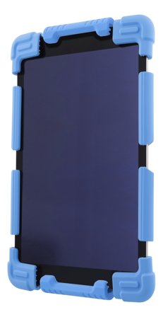 Deltaco TPF-1303 - Baksidedeksel for nettbrett - silikongummi - blå