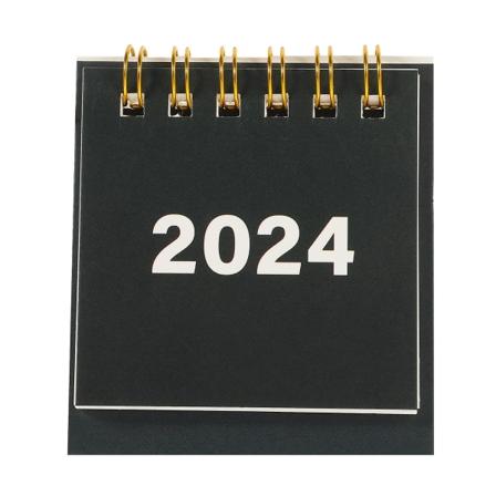 Skrivebordspapirkalender Dekorativ Spiralkalender Bordkalender Hjemmedekorasjon