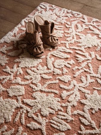 Wool Rug Decora Pink Oeko-Tex