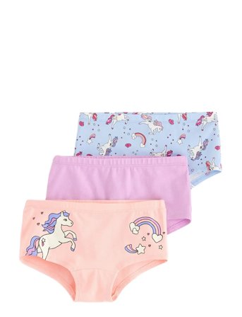 Lindex Hipster 3 Pack Unicorn - Pink - 110/116