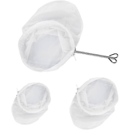 3 stykker kaffefilter, si klud, sigte klud filter klud, aftagelig, genanvendelig EFK