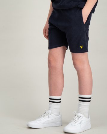 Lyle & Scott Towelling Short Blå Shorts Kille - Kids Brand Store