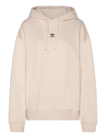 Essentials Loose Fleece Hoodie Sport Women Sport Clothing Sport Sweat-shirts & Hoodies Sport Hoodies Beige Adidas Originals