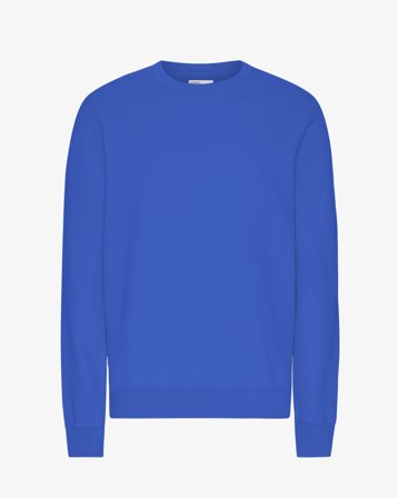Classic Organic Crew - Sapphire Blue M
