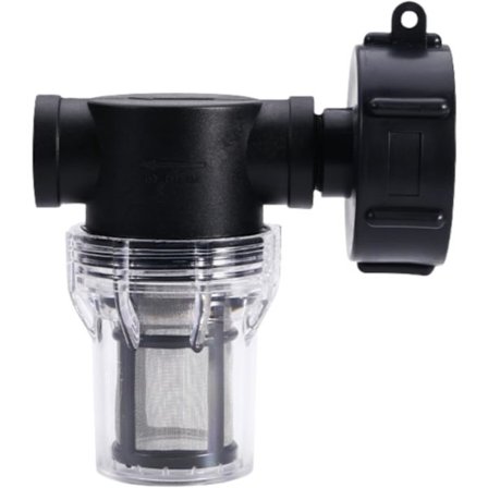 Regnvannsamler - med filter og adapter s60x6 tanktilkobling kran for