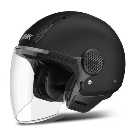 SMK Laminar Öppen Hjälm Matt svart L