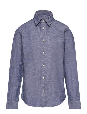 Jjelinen Blend Shirt Ls Sn Jnr Jack & J S Blue
