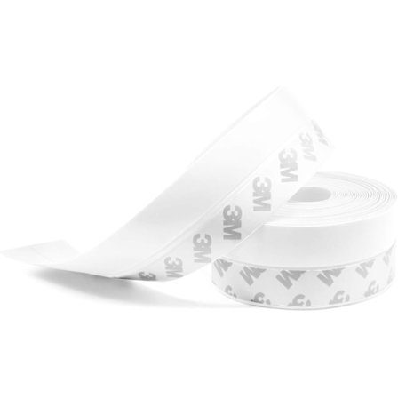 Silikon Dør- og Vindustetning 10m (45mm, Hvit)