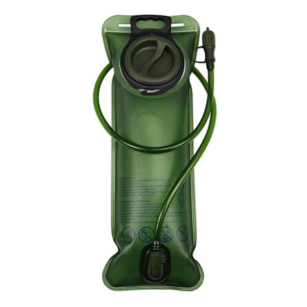 Eventyrklar hydreringsblære 3L - Lekkasjesikker vannbeholder for tursekker, sykling og løping - Army Green
