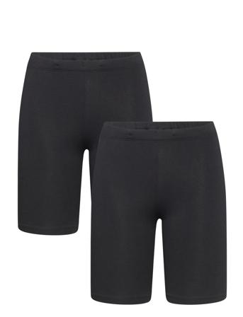 Bikerpants Solid 2 Pack Black Lindex