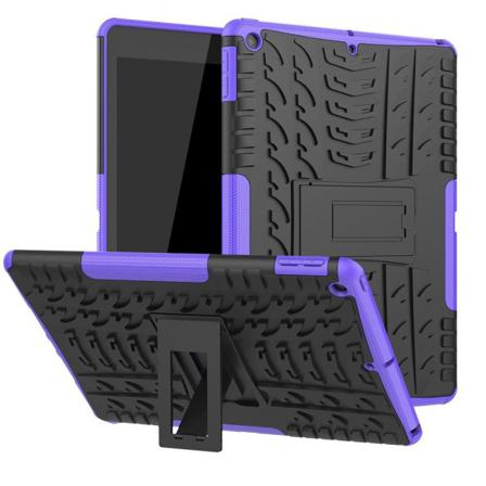 Ipad 10.2 2019/2020/2021 Skal Rugged Kickstand Armor Lila Purple Lila