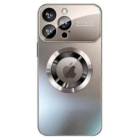 Magnetisk støtsikkert PC-deksel til iPhone 15 Pro Max med linsefilm