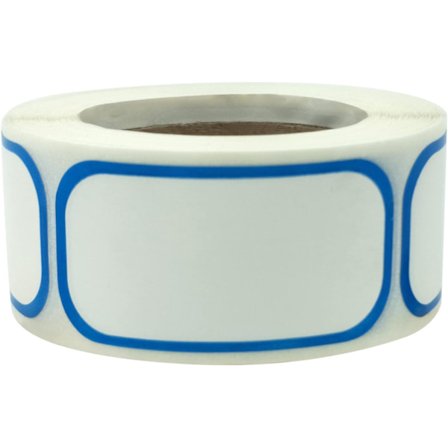 600 stk. Aftagelige etiketklistermærker kompatible med glas-, metal- og plastikbeholdere, køleskab, fryser, vandtætte selvklæbende etiketter 