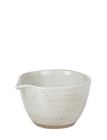 Broste Copenhagen Skål M/Hældetud 'Grød' - White - ONE SIZE