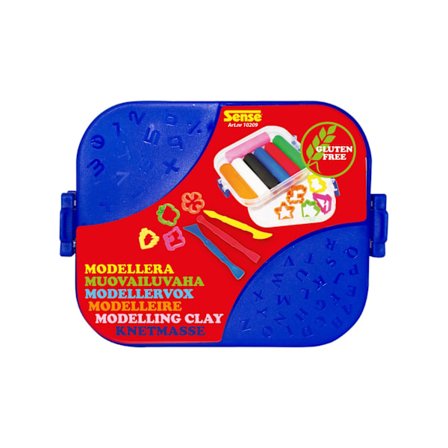 Sense Clay laatikossa muottien kanssa