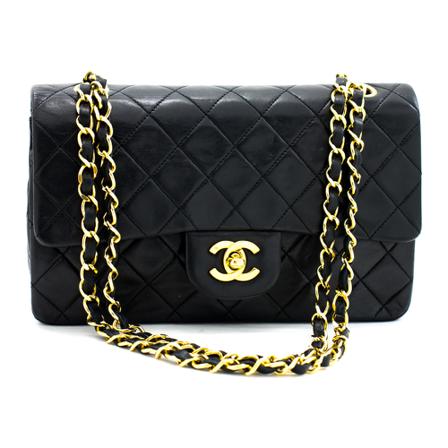 Chanel Vintage, Pre-owned Timeless Bag Zwart, Dames, Maat:ONE Size,leer