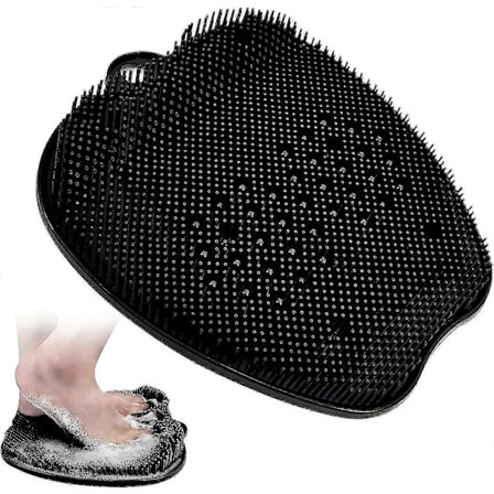 Stor Duschfotborste, Duschfotborste - Rengör, exfoliera, massera dina fötter utan att böja dig, främja fotcirkulationen och lindra fottrötthet