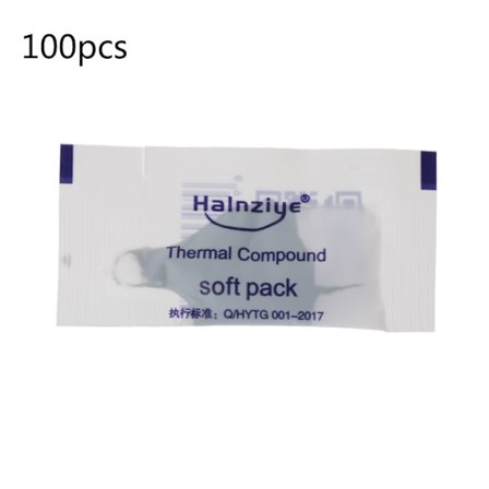 100 st thermal fettpasta blandning silikon CPU kylfläns processor kylpasta silikon thermal fett