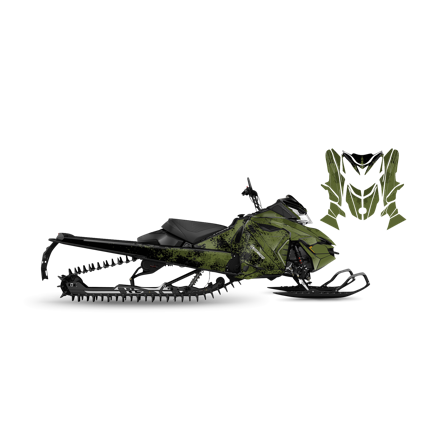 Dekalkit SweTown Threshold Grønn - Lynx 49 Ranger 900 ACE 2016-2017