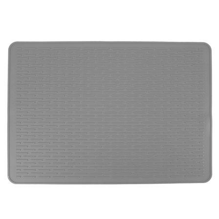 Silikone Varmebestandig Opvaskemåtte til Køkkenbord, Varme Gryder og Under Vask Skuffe, Grå