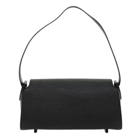 Louis Vuitton Vintage Pre-ownedLeatherlouis-vuitton-bags Sort, Dame Vintage Tasker, Størrelse: ONE Size